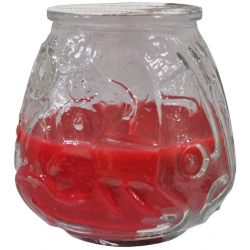 Κερί παραφίνης σε βάζο αρωματικό Pomegranate 9.4x9.5εκ Sidirela E-3948