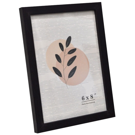 Κορνίζα ξύλινη μαύρο 15x20εκ Sidirela E-4396