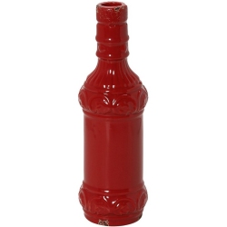 Μπουκάλι κεραμικό κόκκινο 28εκ Espiel CER994