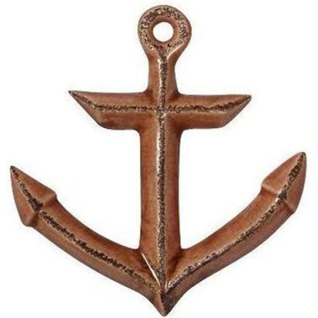 Άγκυρα κεραμική ροζ σκούρο 14εκ Espiel CER662K2