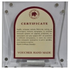 Εικόνα επάργυρη-κρυστάλλινη με στρας Παναγία 13x7x16εκ M.S.W. 2470