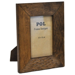 Κορνίζα ξύλινη καφέ 10x15εκ Pol 12/31