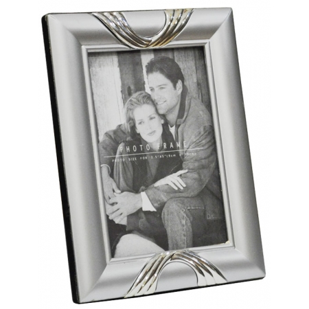 Κορνίζα μεταλλική ασημί 9x13εκ Pol 58/05