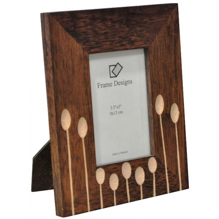 Κορνίζα ξύλινη καφέ 9x13εκ Pol 540-A