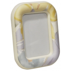 Κορνίζα πλαστική-υφασμάτινη παστέλ 9x13εκ Pol 62/40