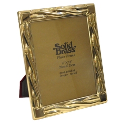 Κορνίζα μεταλλική χρυσή 20x25εκ Pol 2280