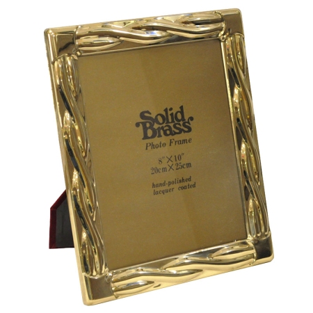 Κορνίζα μεταλλική χρυσή 20x25εκ Pol 2280