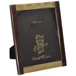 Κορνίζα μεταλλική χρυσό-χάλκινο 20x25εκ Pol 5112279