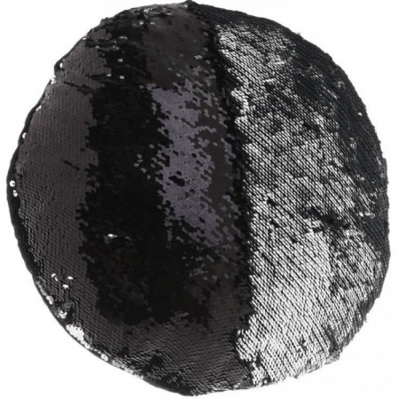 Μαξιλάρι διακοσμητικό 35εκ μαύρο/ασημί 6-40-971-0001