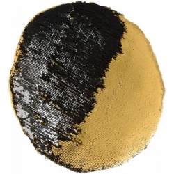 Μαξιλάρι διακοσμητικό 35εκ μαύρο/χρυσό 6-40-971-0003