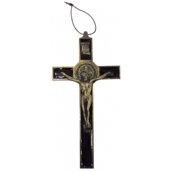 Σταυρός μεταλλικός με σμάλτο χρυσό 10x2x19.8εκ 3-75-489-0009