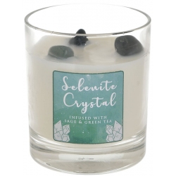 Κερί παραφίνης σε βάζο αρωματικό Selenite Crystal 9εκ Click 6-80-933-0005