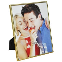 Κορνίζα μεταλλική χρυσή 20x25εκ Inart 3-30-056-0763