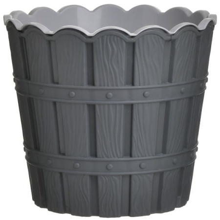 Κασπώ πλαστικό ανθρακί 25x22εκ Click 6-70-886-0008