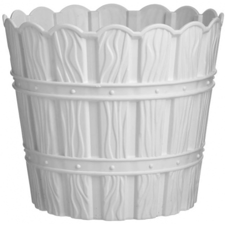 Κασπώ πλαστικό λευκό 21x19εκ Click 6-70-886-0009