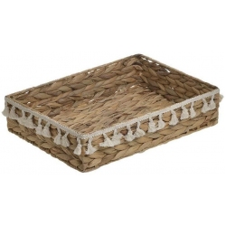 Δίσκος ψάθινος natural 40εκ Inart 3-70-146-0456