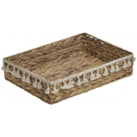 Δίσκος ψάθινος natural 40εκ Inart 3-70-146-0456