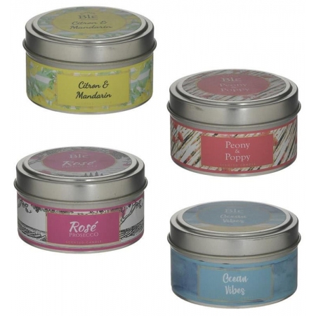 Κεριά παραφίνης σετ 4 τεμαχίων 7.5x4.5εκ Ble 5-80-933-0001