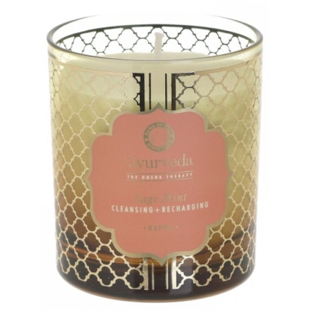 Κερί παραφίνης σε βάζο αρωματικό Sage-Mint 8x11.5εκ Click 6-80-933-0003