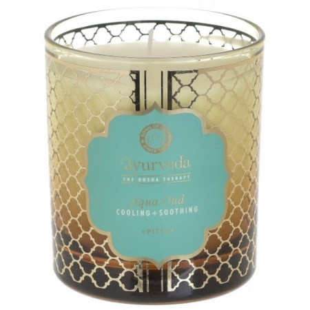 Κερί παραφίνης σε βάζο αρωματικό Aqua Oud 8x11.5εκ Click 6-80-933-0003