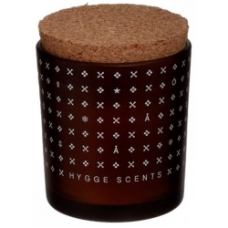 Κερί παραφίνης σε βάζο αρωματικό Leather Woods 8x11εκ Click 6-80-933-0012