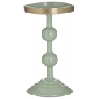 Κηροπήγιο μεταλλικό βεραμάν-χρυσό 11x18εκ Inart 3-70-650-0028