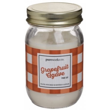 Κερί σόγιας σε βάζο αρωματικό Grapefruit Agave 8x13εκ Click 6-80-933-0014