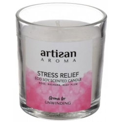 Κερί σόγιας σε βάζο αρωματικό Stress Relief 7.5x8εκ Click 6-80-933-0016