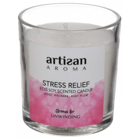 Κερί σόγιας σε βάζο αρωματικό Stress Relief 7.5x8εκ Click 6-80-933-0016