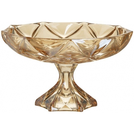 Κουπ με πόδι γυάλινο μελί 32x19.5εκ Click 6-70-504-0083