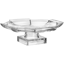 Πιατέλα με πόδι γυάλινη διάφανη 30x10εκ Click 6-70-504-0085