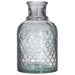 Βάζο γυάλινο ανθρακί 12x20εκ Click 6-70-522-0006