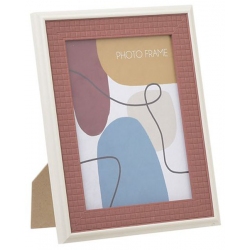 Κορνίζα πλαστική μπορντώ-natural 10x15εκ Click 6-30-202-0027