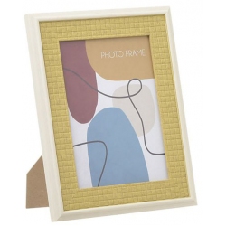 Κορνίζα πλαστική μουσταρδί-natural 13x18εκ Click 6-30-202-0031