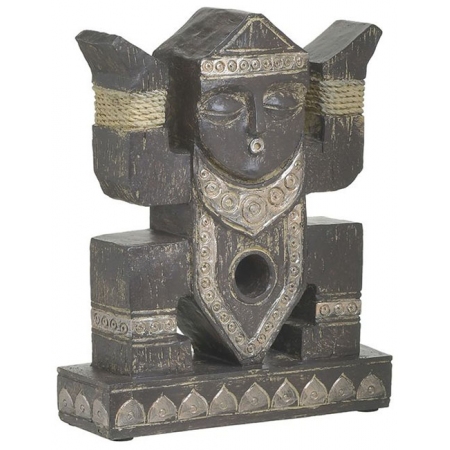 Φιγούρα διακοσμητική πολυρεσίνης καφέ 20x6.5x25εκ Click 6-70-508-0114