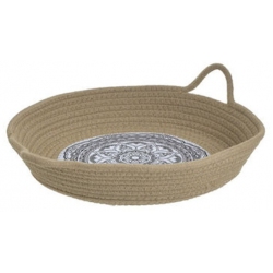 Δίσκος διακοσμητικός ψάθινος natural 32x12εκ Inart 3-70-804-0069