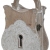 Κλειδοθήκη ξύλινη αντικέ λευκό-natural 20x7x28εκ Inart 3-70-459-0016