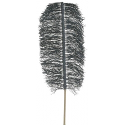 Κλαδί διακοσμητικό μπαμπού Φτερό μαύρο 150εκ Inart 3-70-602-0020