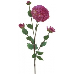 Κλαδί διακοσμητικό Λουλούδι μωβ 80εκ Inart 3-85-084-0169