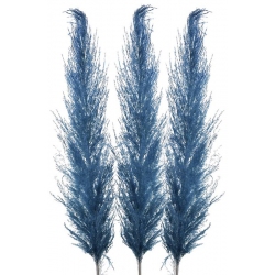 Κλαδιά διακοσμητικά σετ 3 τεμαχίων Pampas μπλε 150εκ Inart 3-85-909-0021