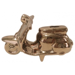 Κουμπαράς κεραμικός   Vespa   μπρονζέ 24εκ Marhome 15-00-18982