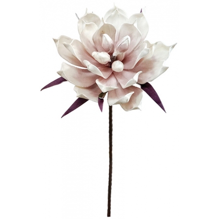 Κλαδί διακοσμητικό Μανώλια σομόν 75εκ Marhome 6061-3