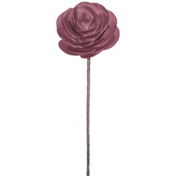 Κλαδί διακοσμητικό Τριαντάφυλλο μπορντώ 73εκ Marhome 6068-9