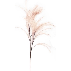 Κλαδί διακοσμητικό Πούπουλα σομόν 113εκ Marhome 6109-30