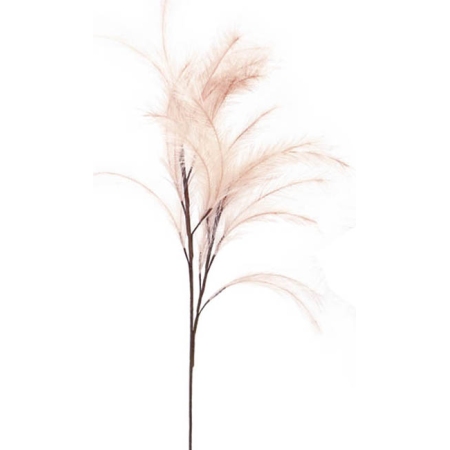 Κλαδί διακοσμητικό Πούπουλα σομόν 113εκ Marhome 6109-30