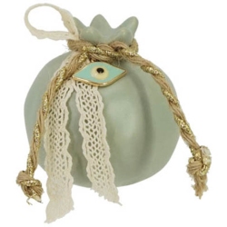 Ρόδι κεραμικό Μάτι μέντα 6.5x6.5εκ Marhome 14423-1