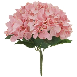 Μπουκέτο διακοσμητικό Ορτανσία ροζ 44εκ Marhome 21049-4