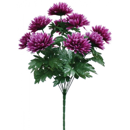 Μπουκέτο διακοσμητικό Ντάλια μωβ 20x49εκ Marhome 1311-4