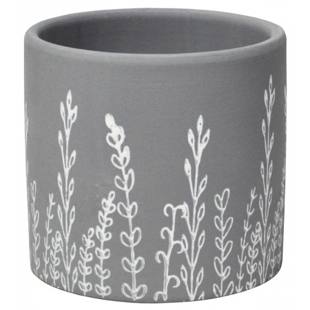 Κασπώ κεραμικό γκρι 11.5x11εκ Marhome 24610