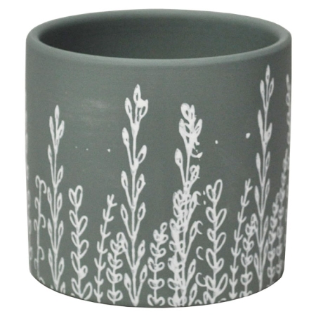 Κασπώ κεραμικό πράσινο 11.5x11εκ Marhome 24610